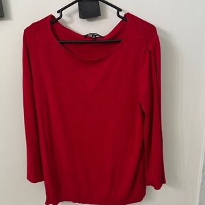 Ellen Tracy Vibrant Red Women's Blouse